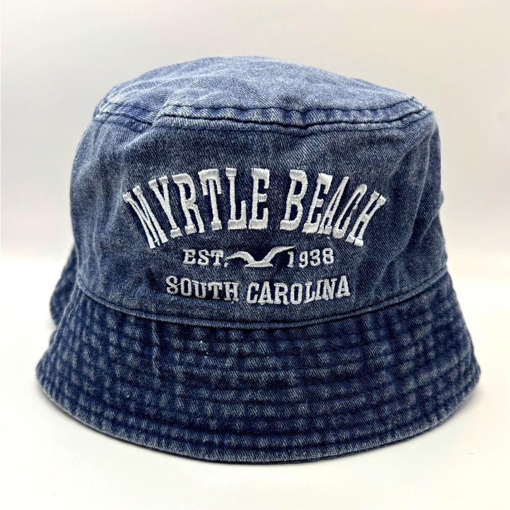 Kids’ Denim Myrtle Beach Bucket Hat